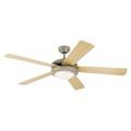 Westinghouse Comet 52" 5-Blade Pewter Indoor Ceiling Fan w/Dimmable LED Light 7234100